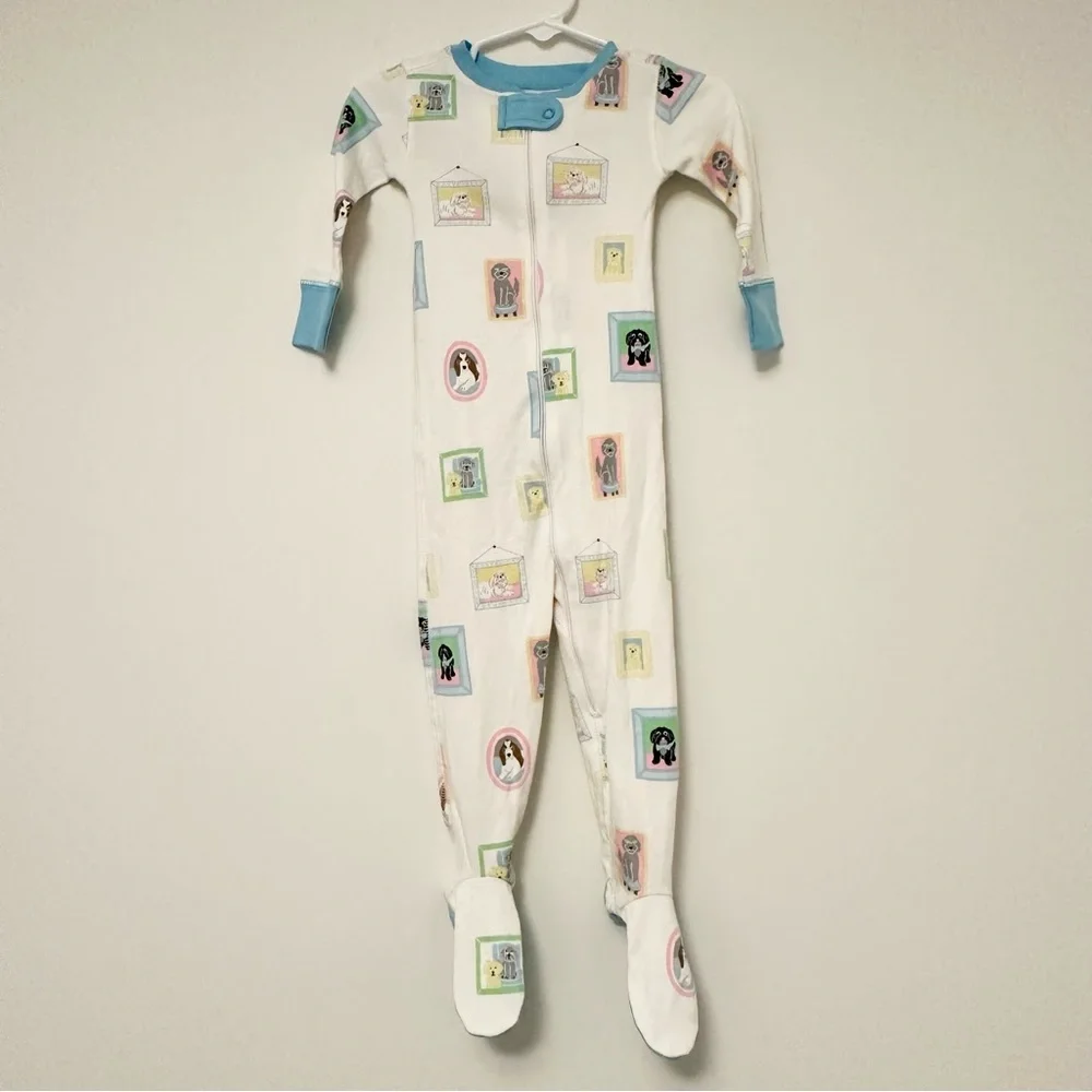 TBBC Beaufort Bonnet Co Knox's Night Night Gallery Wall Paw-Faction Footed PJs